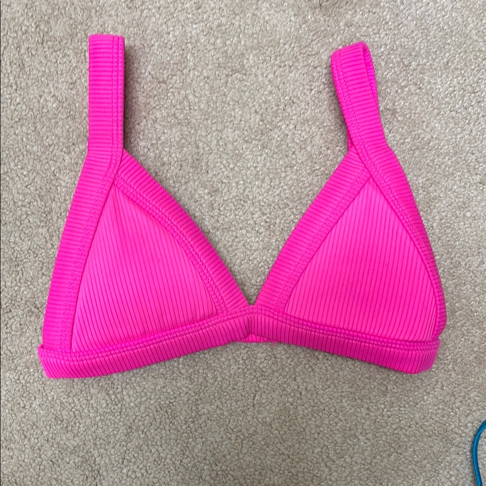 One One Swimwear Hot Pink Swimsuit Top